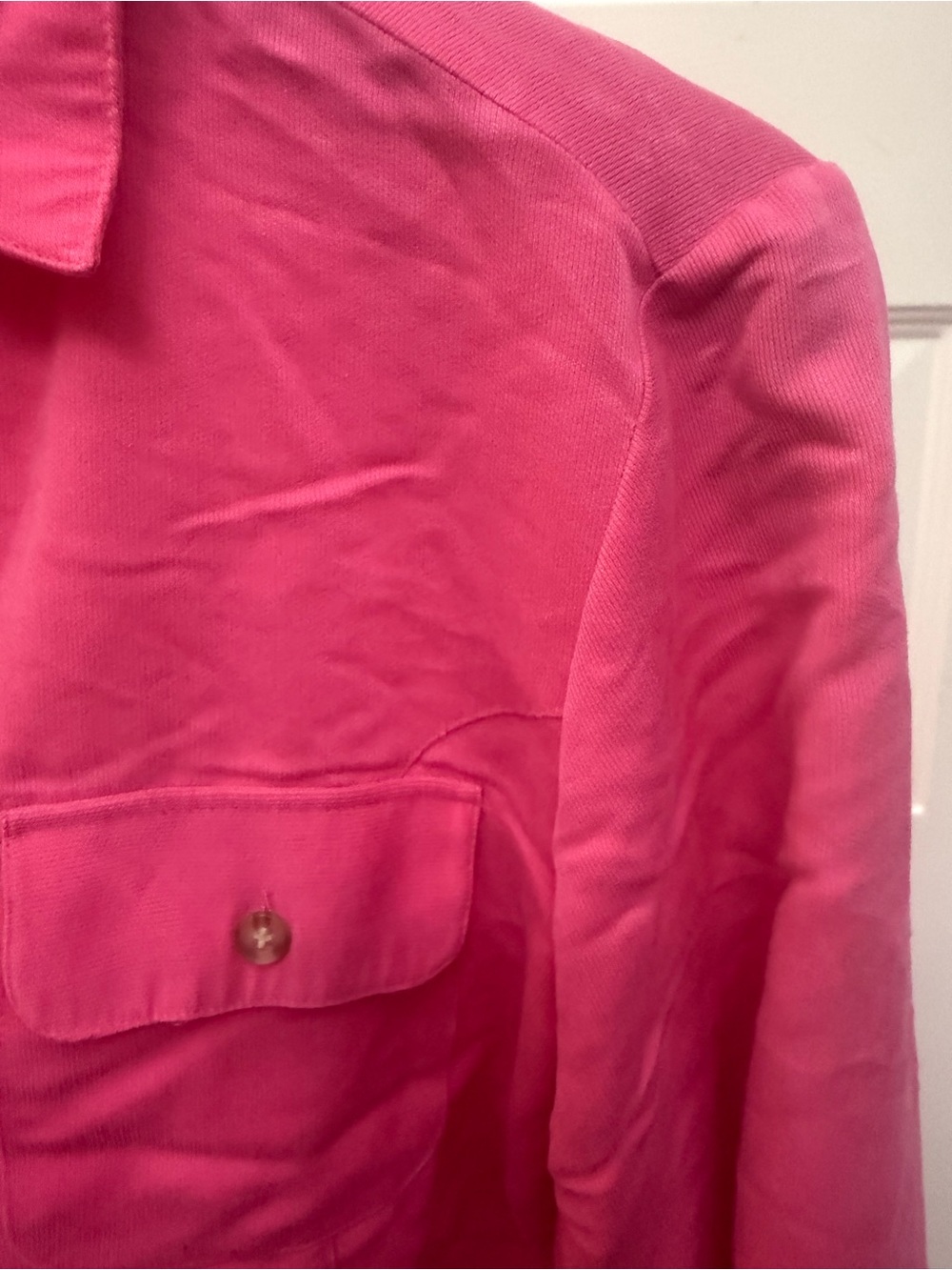 White Stag Hot Pink Button-Front Shirt - Picture 2 of 5